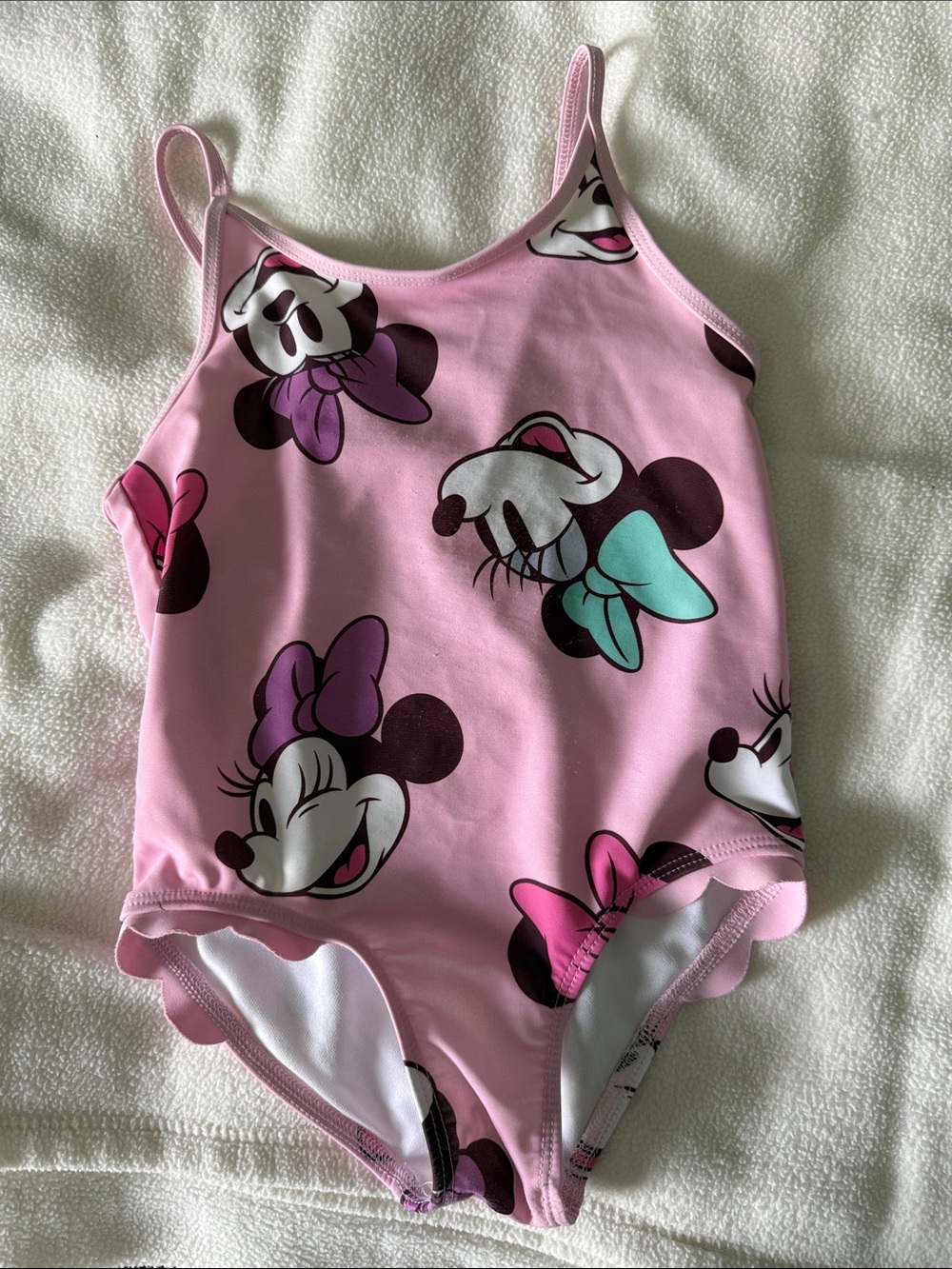 Carter's Pink Minnie Mouse One-Piece Swimsuit